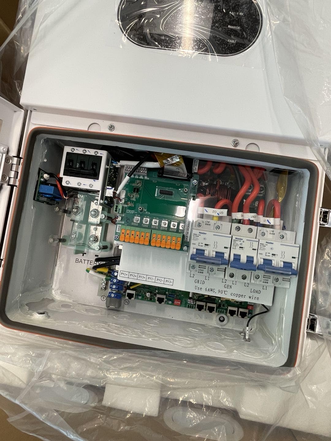 GROWATT 10000W Hybrid Solar Inverter 48V Split‑Phase 120V/240V customer photo 2