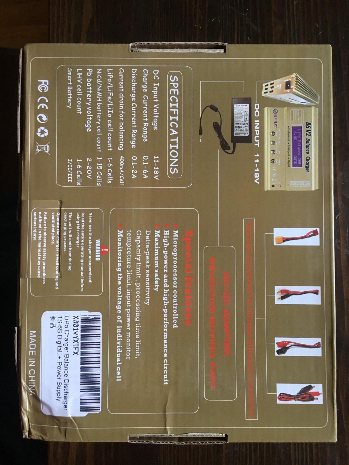 LiPo Battery Charger, 80W 6A Balance Fast Battery Charger for RC Toy Model customer photo 2
