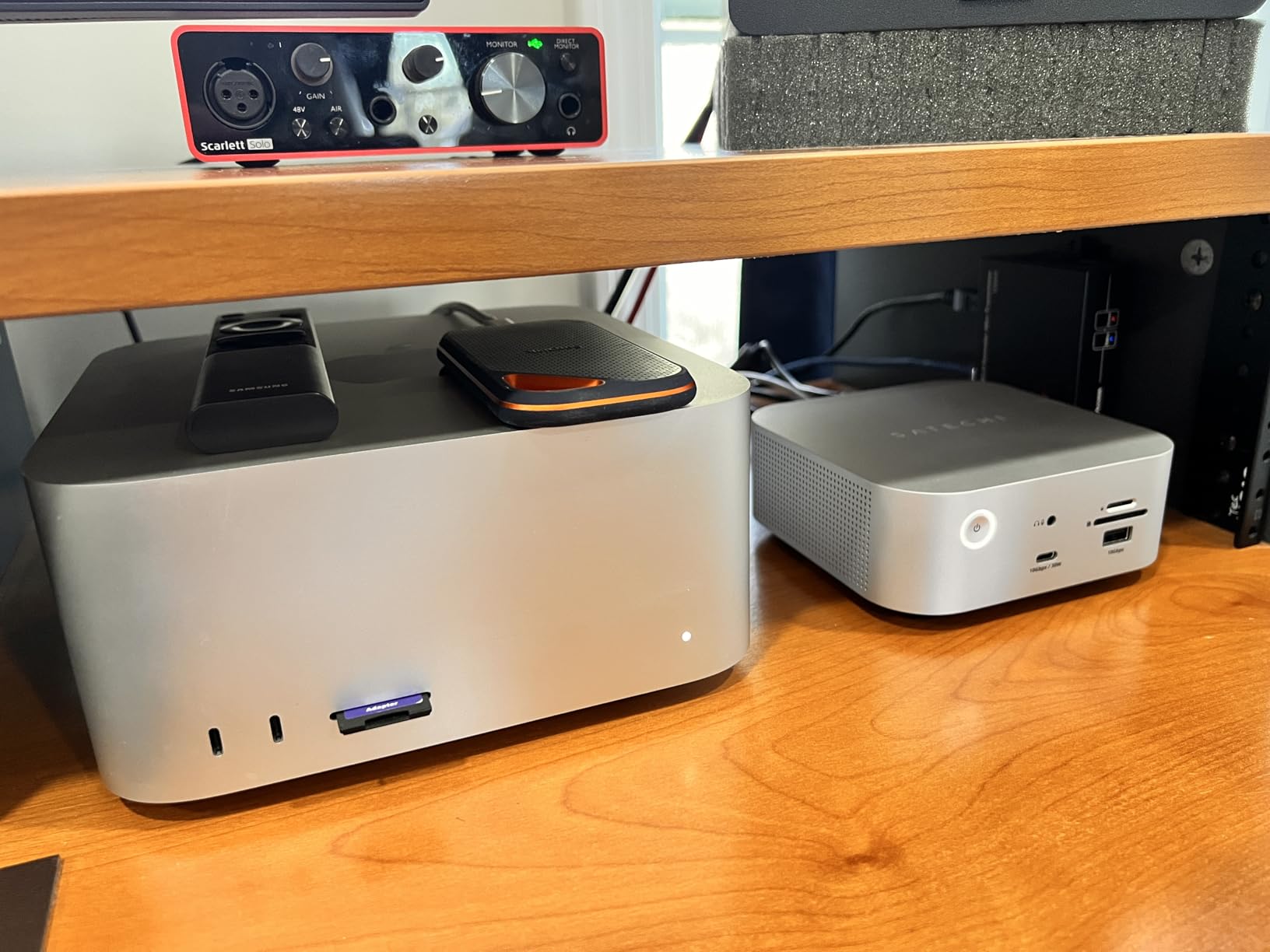 Satechi Thunderbolt 5 CubeDock with Built-in NVMe SSD Enclosure, Silver customer photo 1
