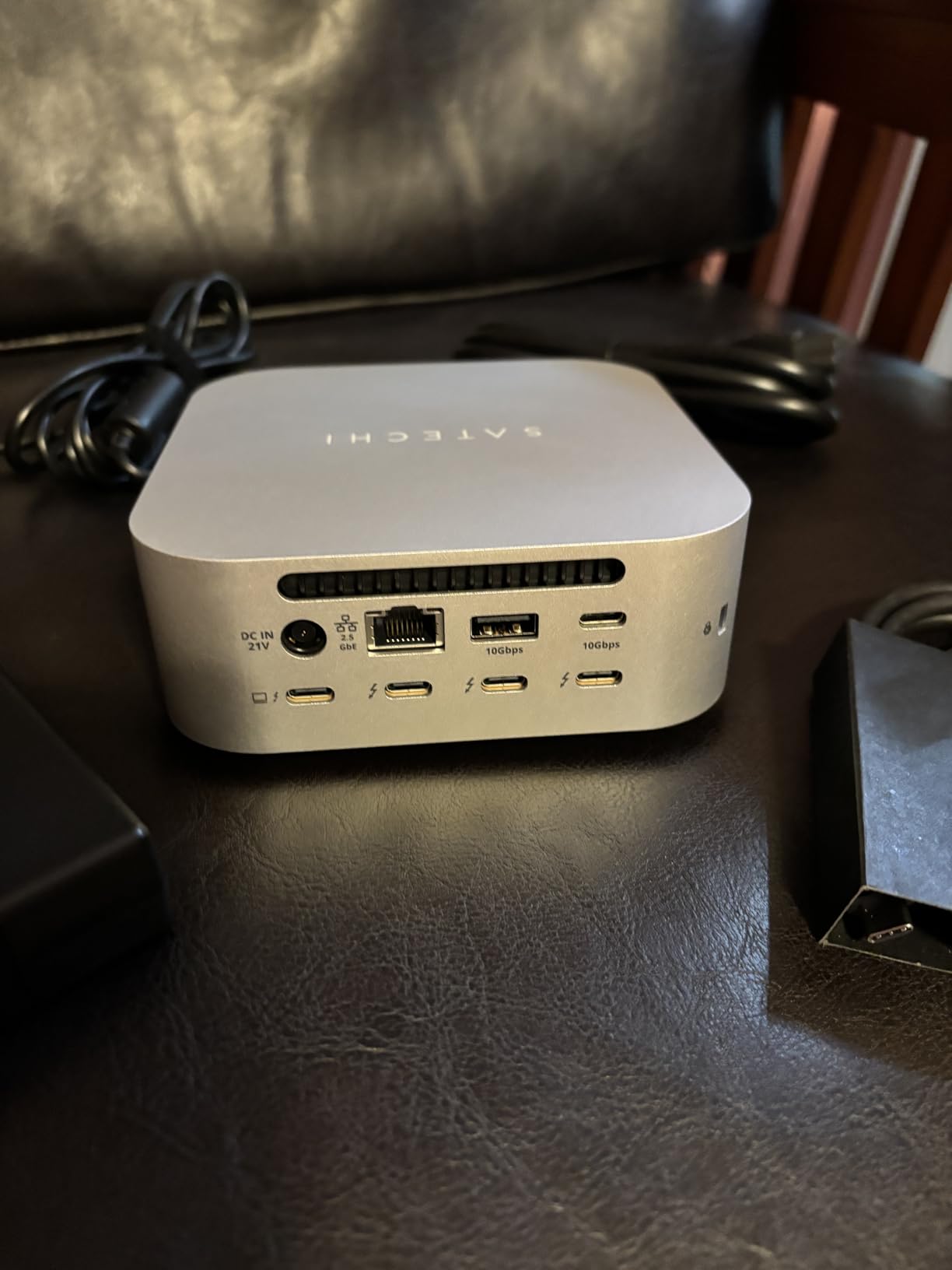 Satechi Thunderbolt 5 CubeDock with Built-in NVMe SSD Enclosure, Silver customer photo 2