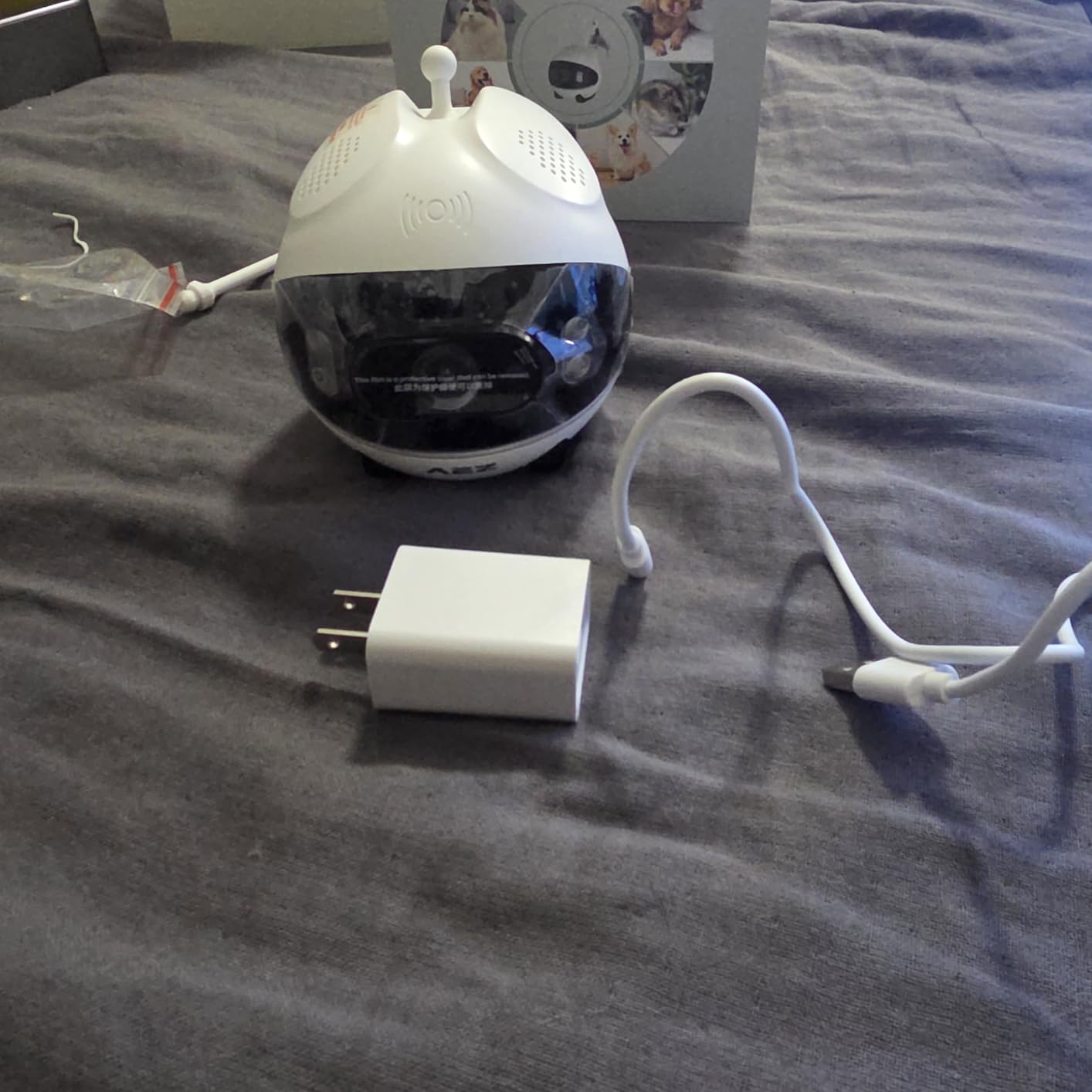 AEZ Robot Camera on Wheels 1080P Dual Lens,Indoor Movable Security Camera with 2-Way Talk,Blinky Bot with Night Vision,Distance Bot App Control for Cats/Dogs/Baby/Elderly (SD/Cloud Storage) customer photo 2