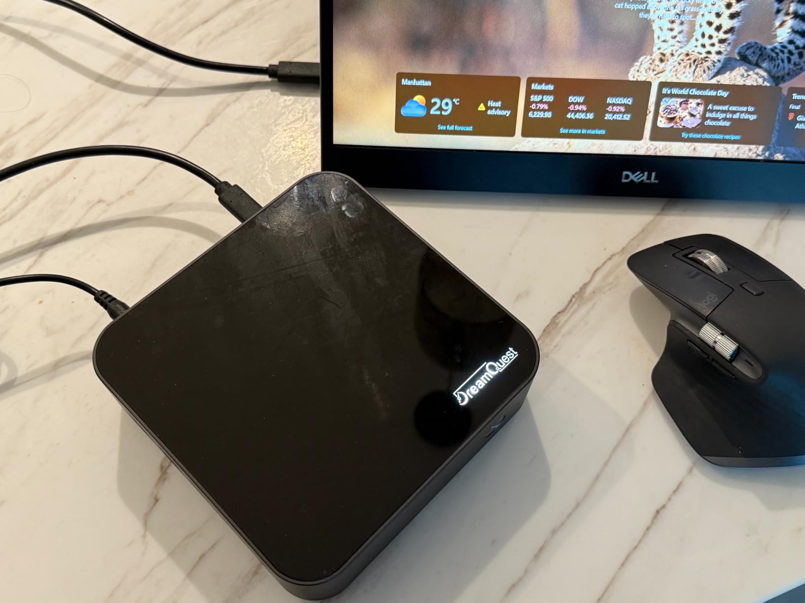 DreamQuest Mini Plus Mini PC Windows 11 Pro Preloaded, Intel N95 (Up to 3.4GHz)12GB DDR5 512GB SSD Mini Desktop Computers , 2*USB C, 2*HDMI, 4*USB 3.2, LAN,WiFi 6, Bluetooth5.3, Support 4K 60Hz customer photo 2