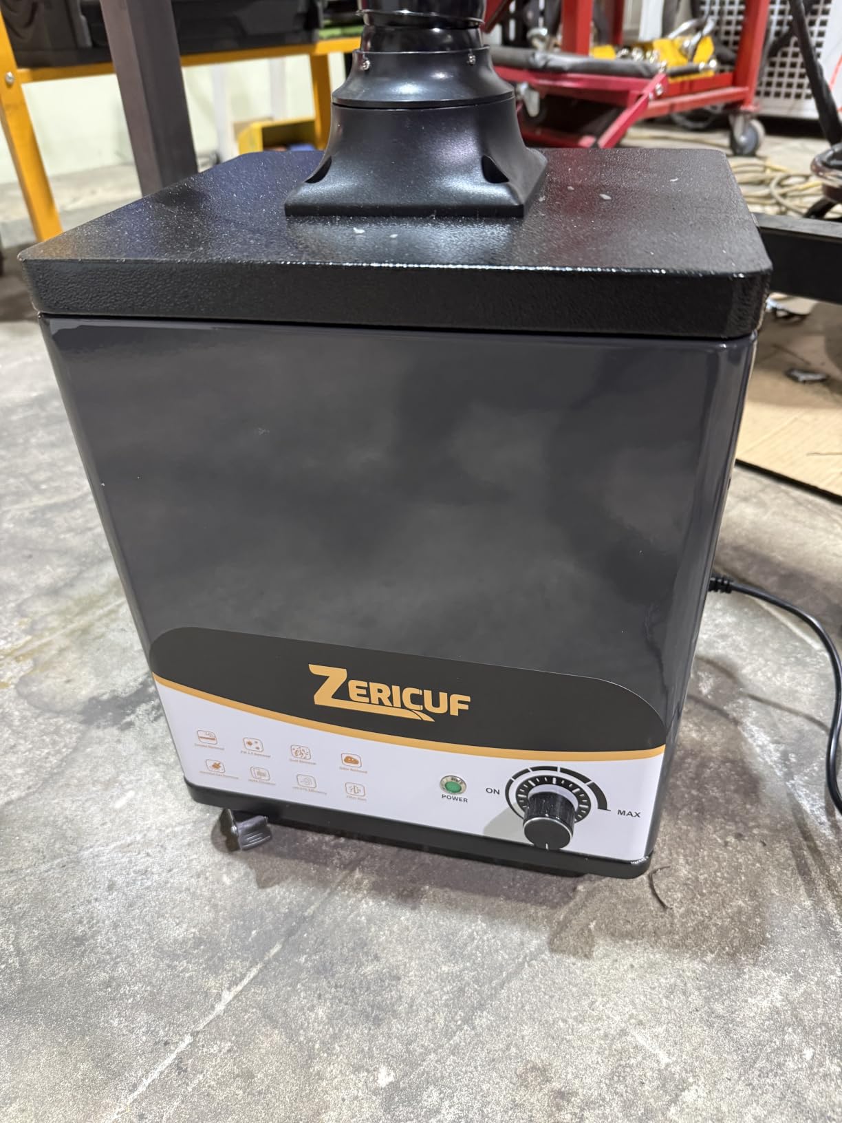 Solder Fume Extractor – 180W 320m³/h, Thickened Pre-Filters, Soundproof Low-Noise Chamber, Exclusive Downward Exhaust, H13 HEPA & High-Iodine Carbon, Smoke Absorber for Soldering, Laser, 3D Printer customer photo 2