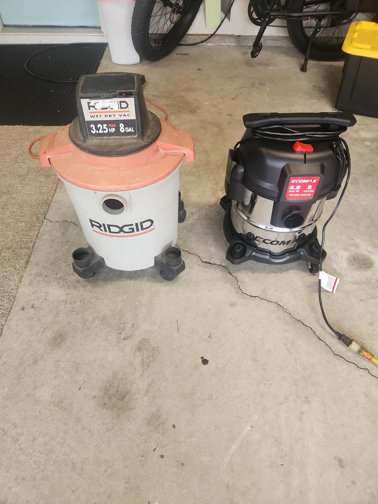ECOMAX 5 Gallon Ultra Quiet Stainless Steel Shop Vacuum Wet and Dry customer photo 1