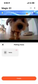 Smart Mobile Pet Camera Robot for Home Indoor, Movable 1080P Monitoring Dog and Cats, 2-Way Talk, Night Vision, Battery-Powered with Phone App Control customer photo 1