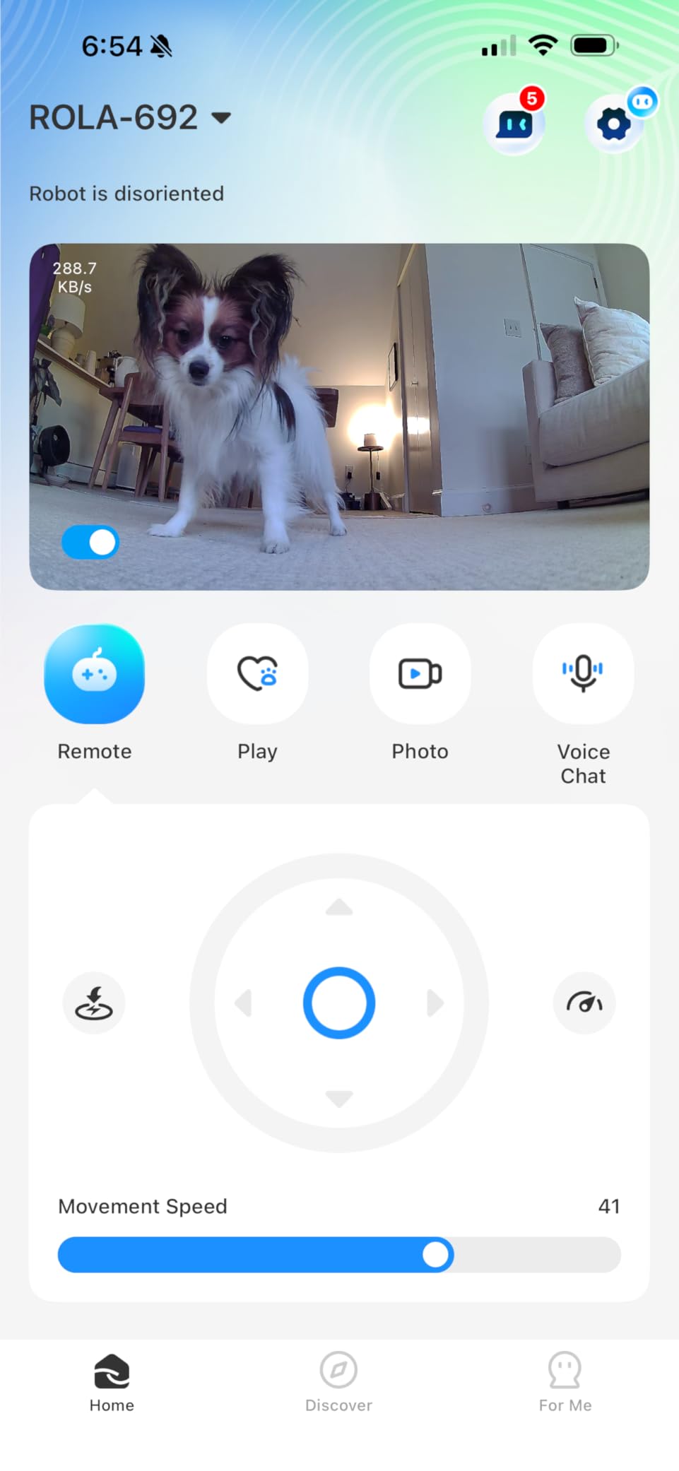 Enabot EBO ROLA PetPal Mobile 2.5K Pet Camera Robot with Treat Dispenser customer photo 1