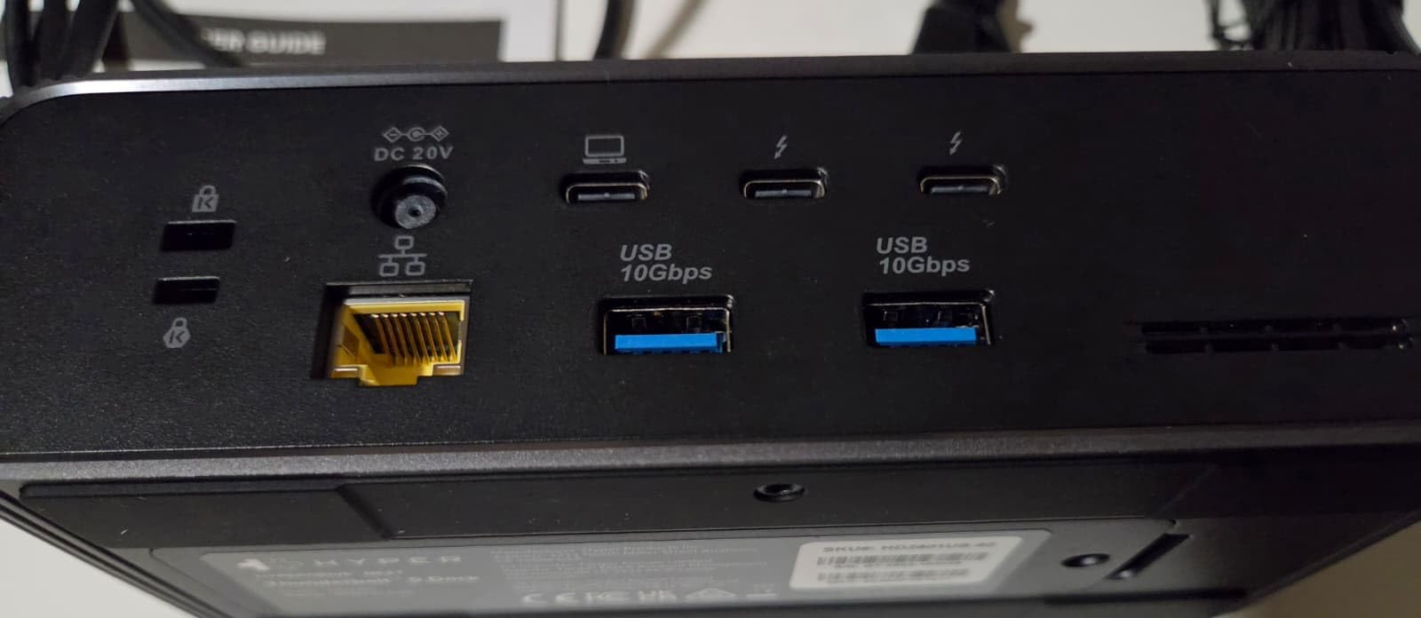 HyperDrive Next Thunderbolt 5 Dock with SSD Enclosure — 120Gbps Computer Docking Station with Triple 4K Display, Thunderbolt Share, M.2 PCIe Gen4 Slot, AI Module Support, USB-A, 2.5G Ethernet customer photo 2