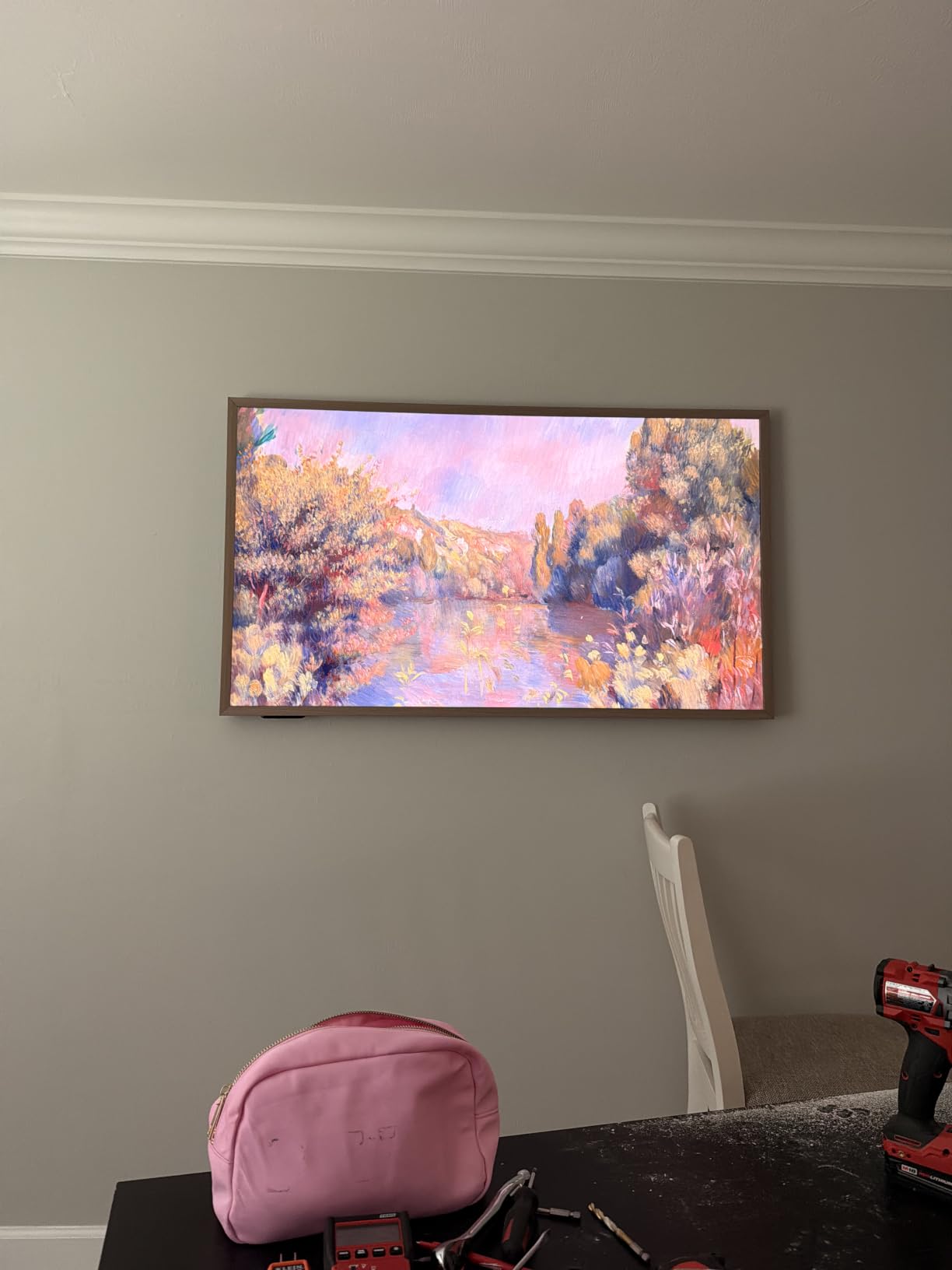 Hisense 65“ Hi-QLED S7 CanvasTV Series 4K UHD Google Smart Art TV (65S7SG, 2026 New) - 144Hz, Art Mode, Anti-Glare Panel, Dolby Vision HDR, Hi-Matte Display, Frame & UltraSlim Wall Mount Included customer photo 2