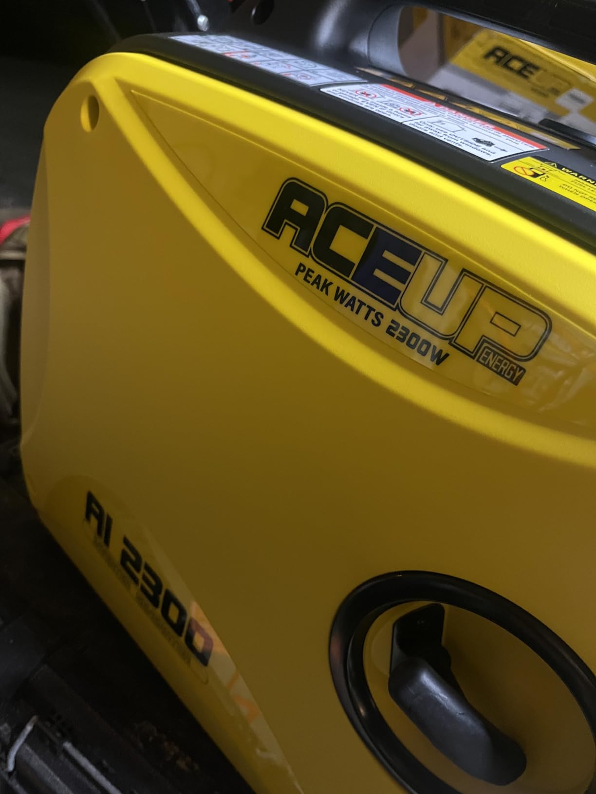 Aceup Energy 2500 Watt Portable Inverter Generator, Super Quiet Gas Powered Generator for Home use, Emergency Backup, Camping, EPA Compliant customer photo 1