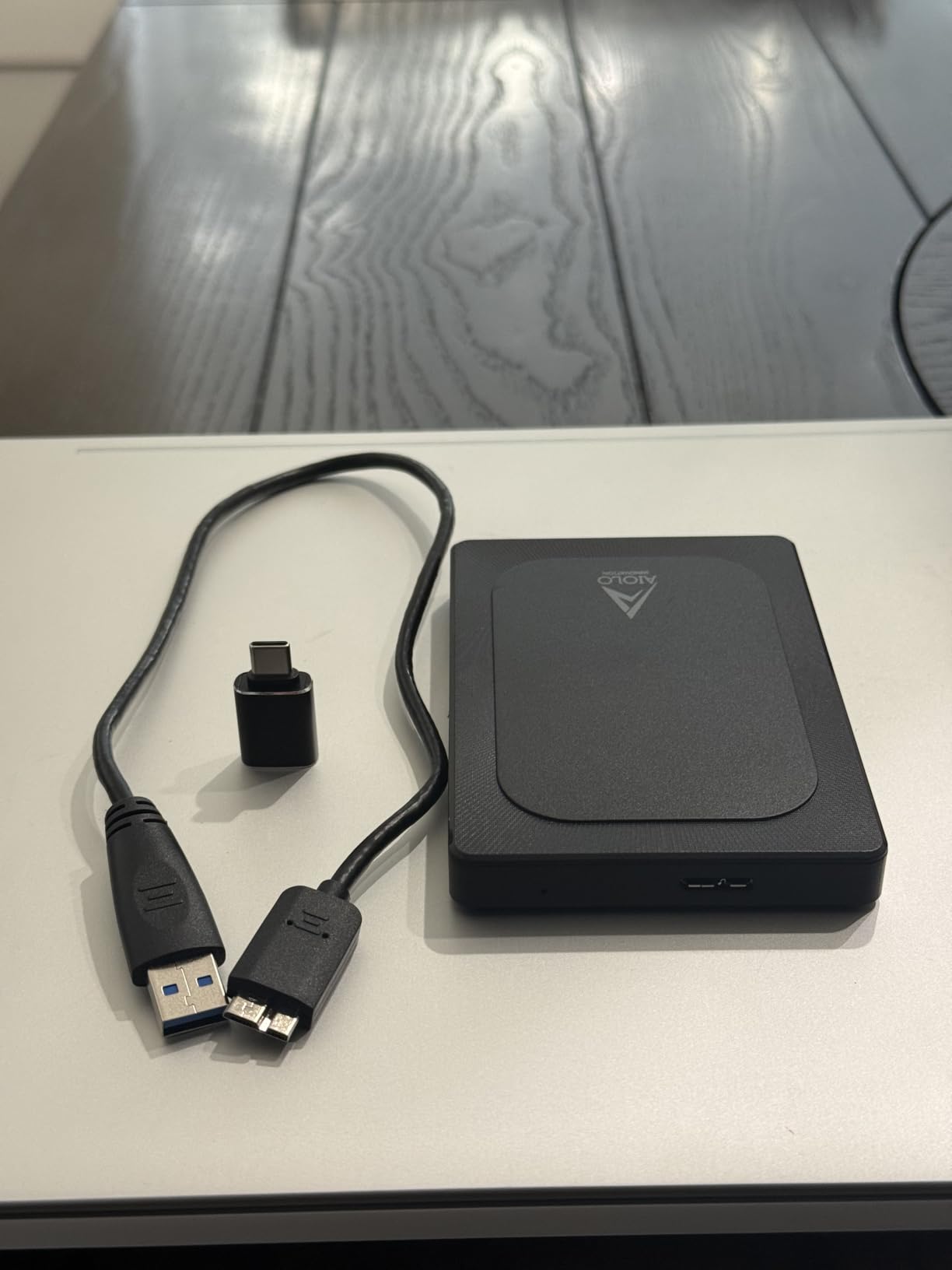 Aiolo Innovation 1TB External Hard Drive Ultra Slim Portable HDD-USB 3.0 customer photo 1
