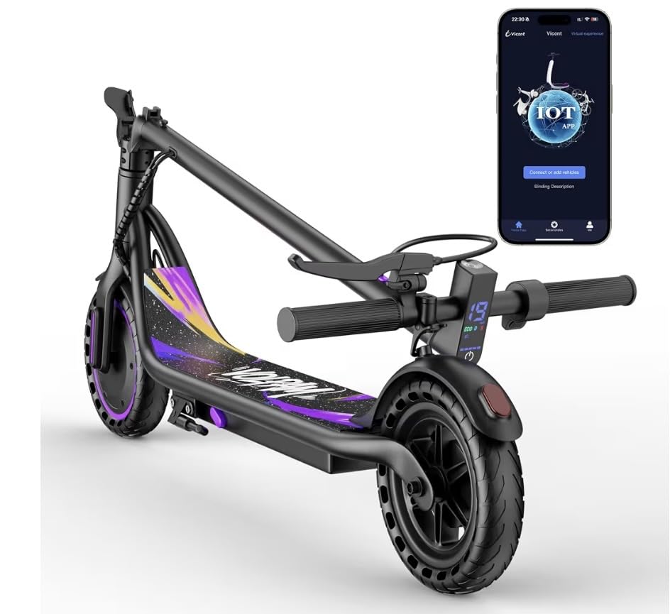 VOLPAM Electric Scooter, 350W/500W Motor, 21/28/40 Miles Long Range customer photo 1