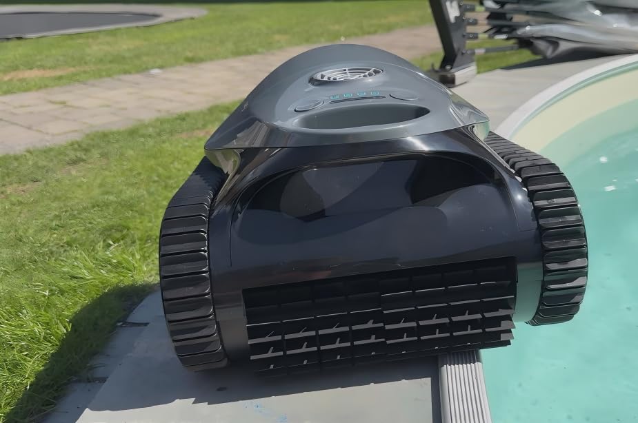 C1 All-New 2026 Cordless Robotic Pool Cleaner, Wall & Waterline Cleaning, Strong Suction, Triple-Motor, Multi Cleaning Modes, Ideal for Inground Pools, Efficient Pool Vacuum, Frosted Black Blue customer photo 1