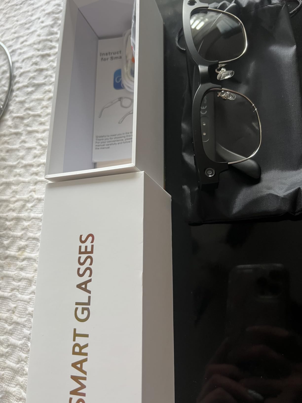AI Smart Glasses with Camera, 4K EIS, Real-Time Translation customer photo 2