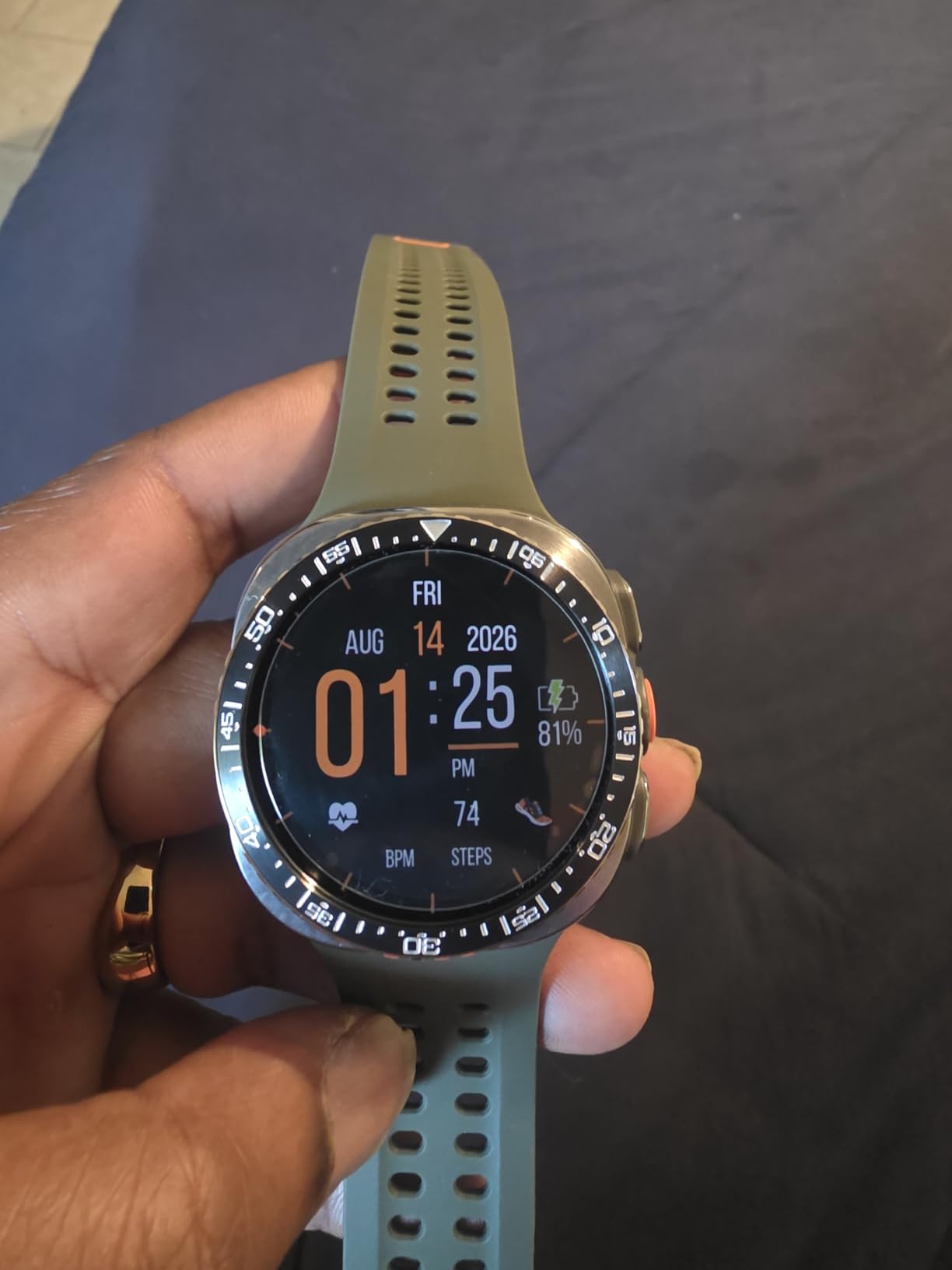 Samsung Galaxy Watch Ultra2, Titanium Gray, 47mm LTE Smartwatch customer photo 2