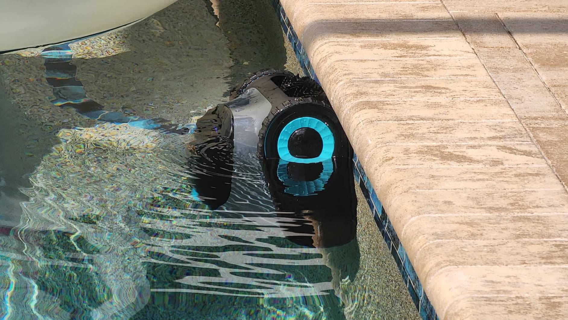 Aiper Scuba S3 Robotic Pool Cleaner with Auto-Parking & Alerts, Azure customer photo 2