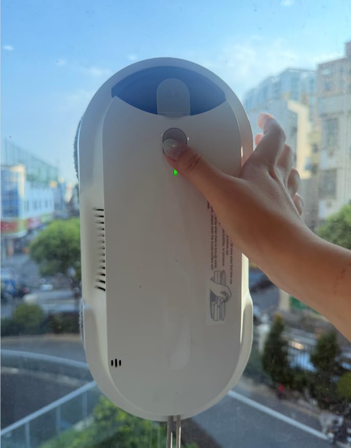 Window Cleaning Robot - Double Helix 4800-6400Pa Suction, (White) customer photo 1
