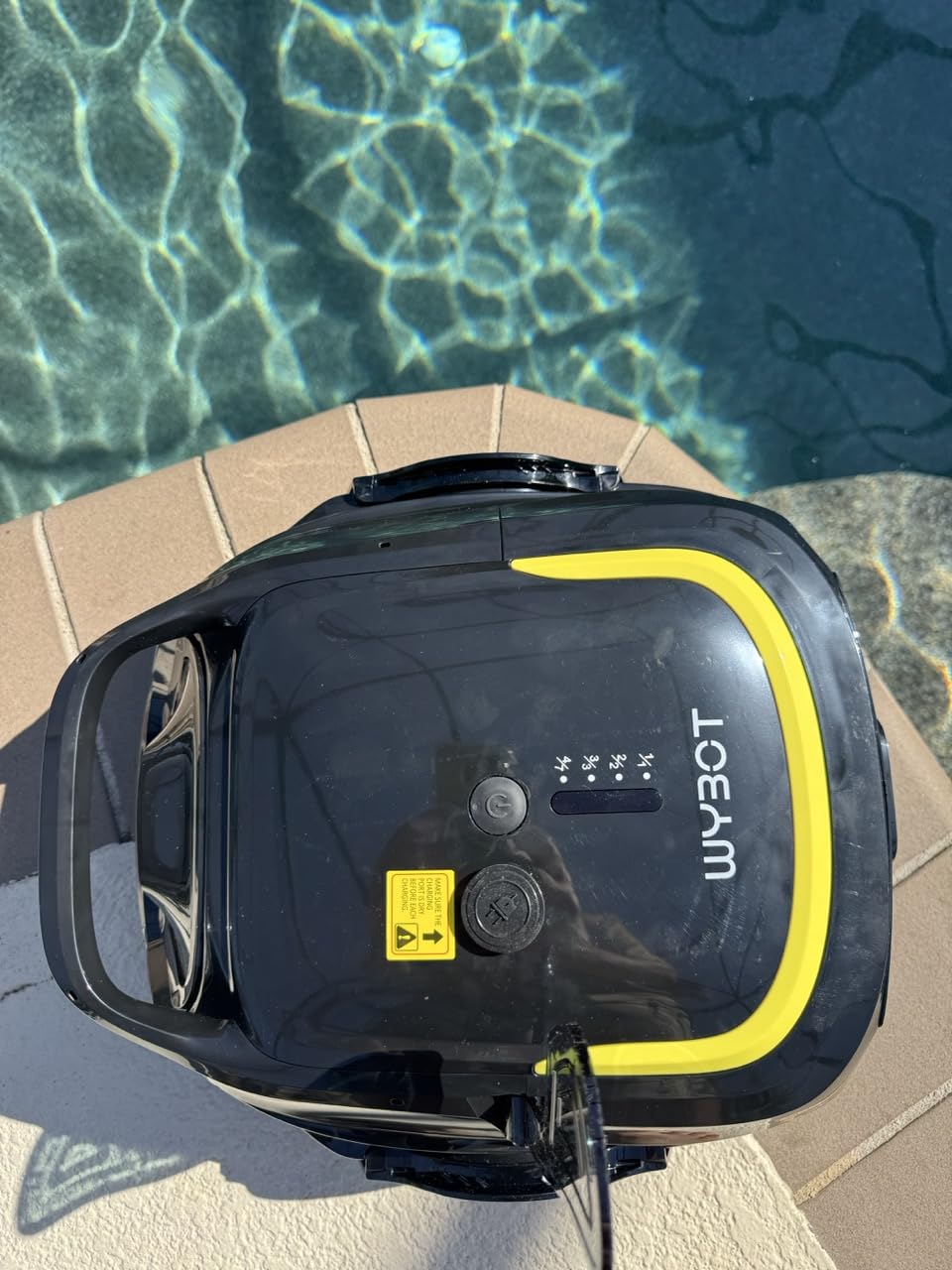 WYBOT A1 Cordless Pool Vacuum Robot for Above Ground Pool, Black&Green customer photo 2