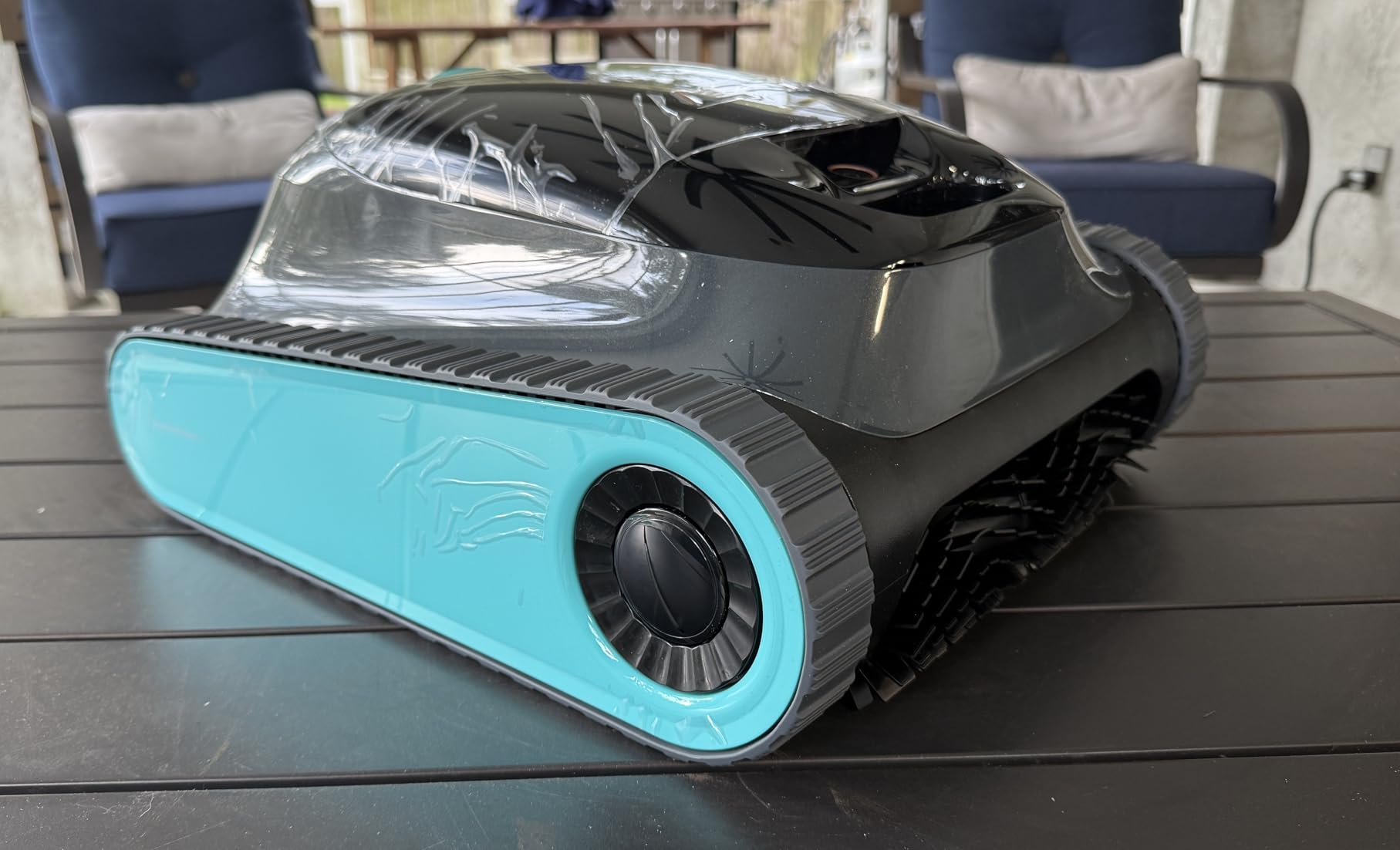 Aiper Scuba S1 2026 Robotic Pool Cleaner,Floor/Wall/Waterline/Shallow Area Cleaning, Double Filtration, Adaptive Navigation, High-Precision Sensors, App Support-Teal customer photo 2