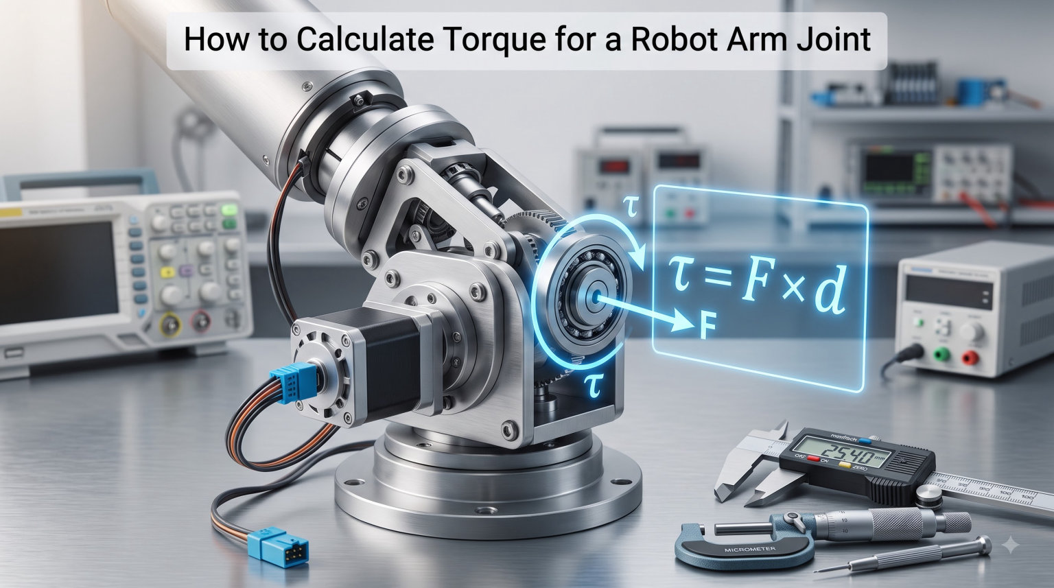 How to Calculate Torque for a Robot Arm Joint