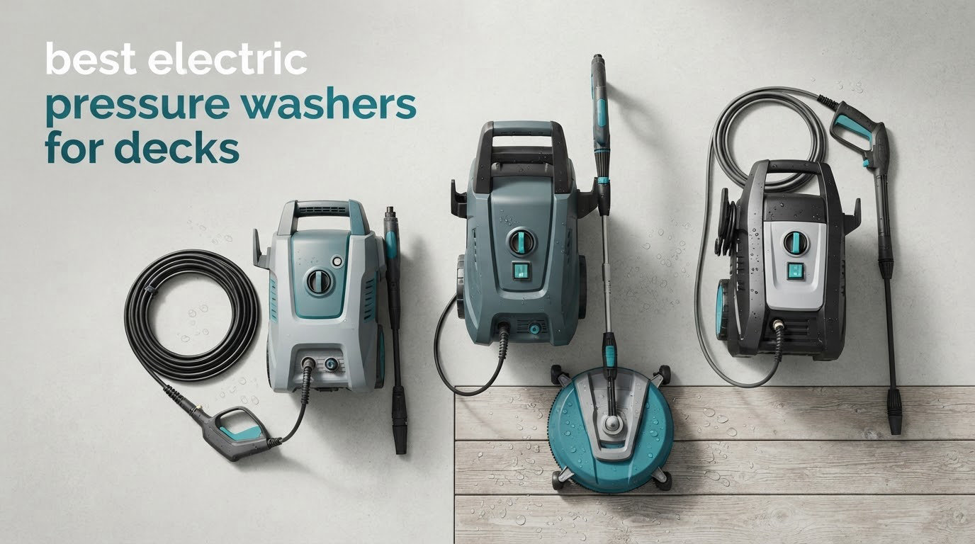 best electric pressure washers for decks