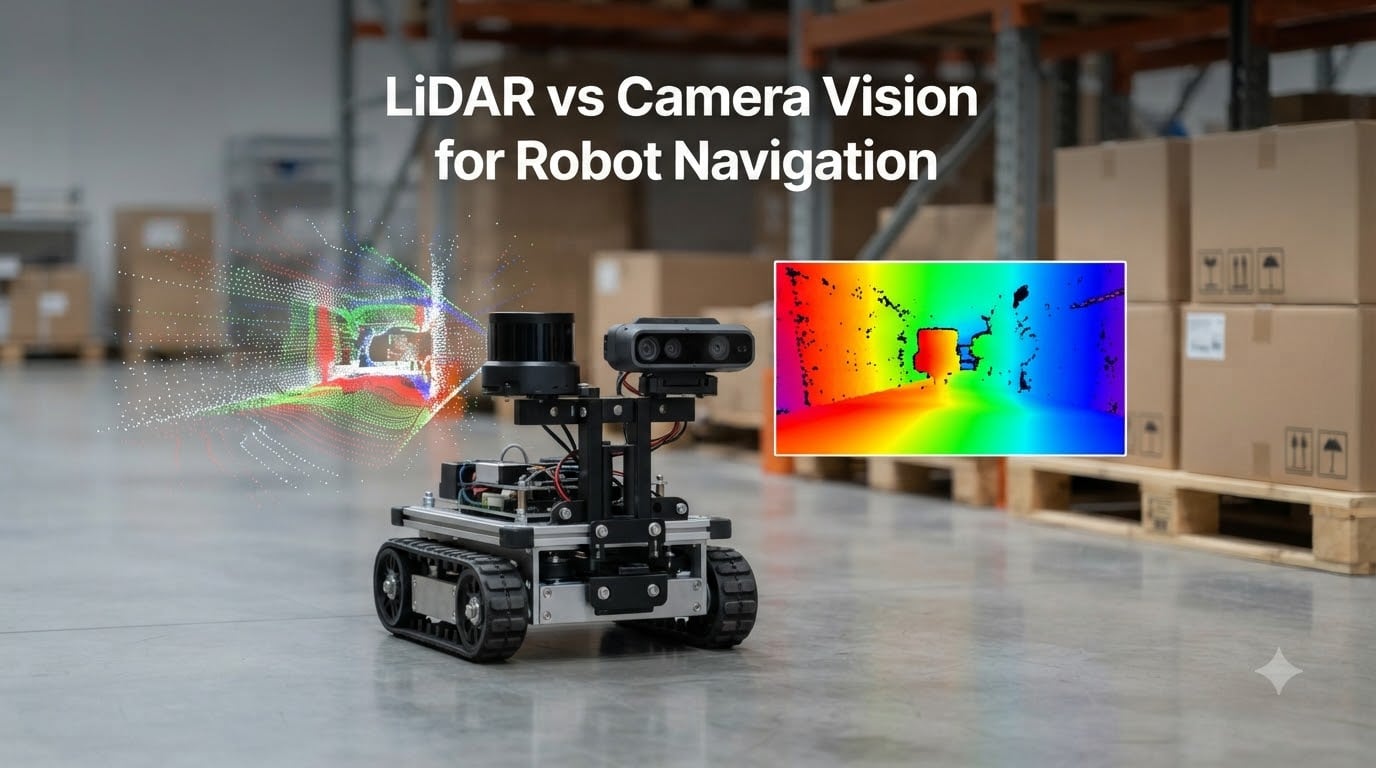 LiDAR vs Camera Vision for Robot Navigation