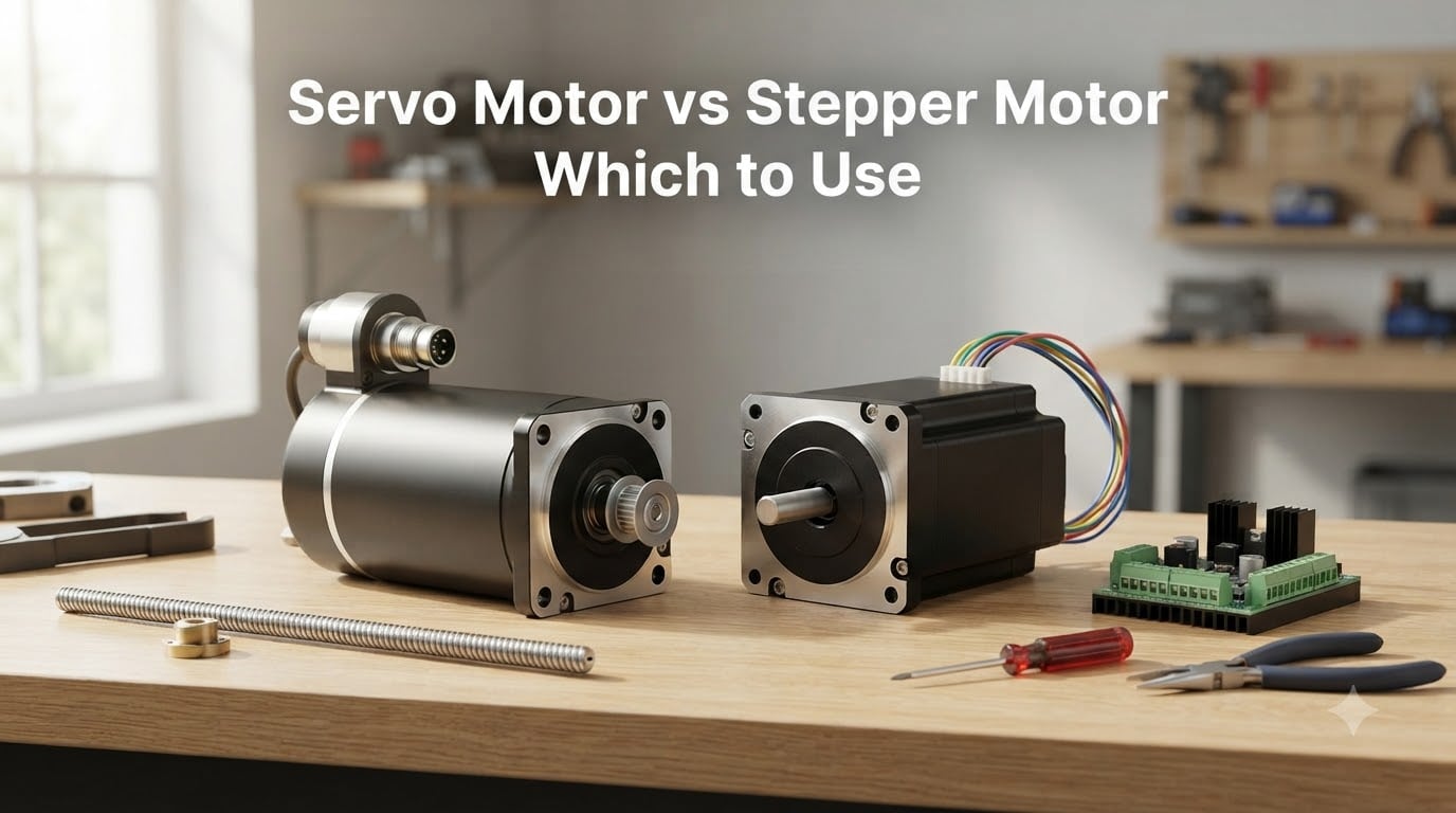 Servo Motor vs Stepper Motor Which to Use