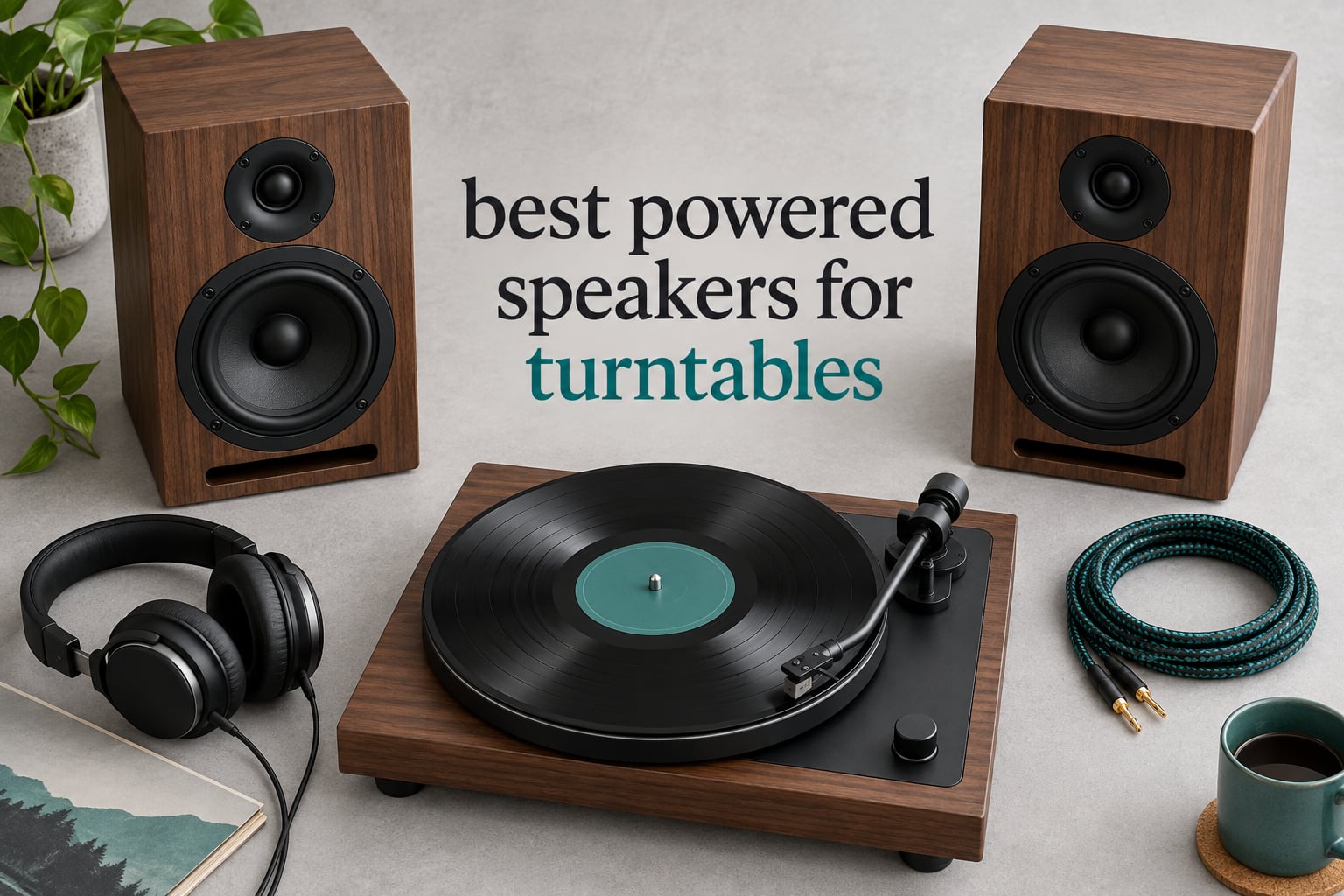 best powered speakers for turntables