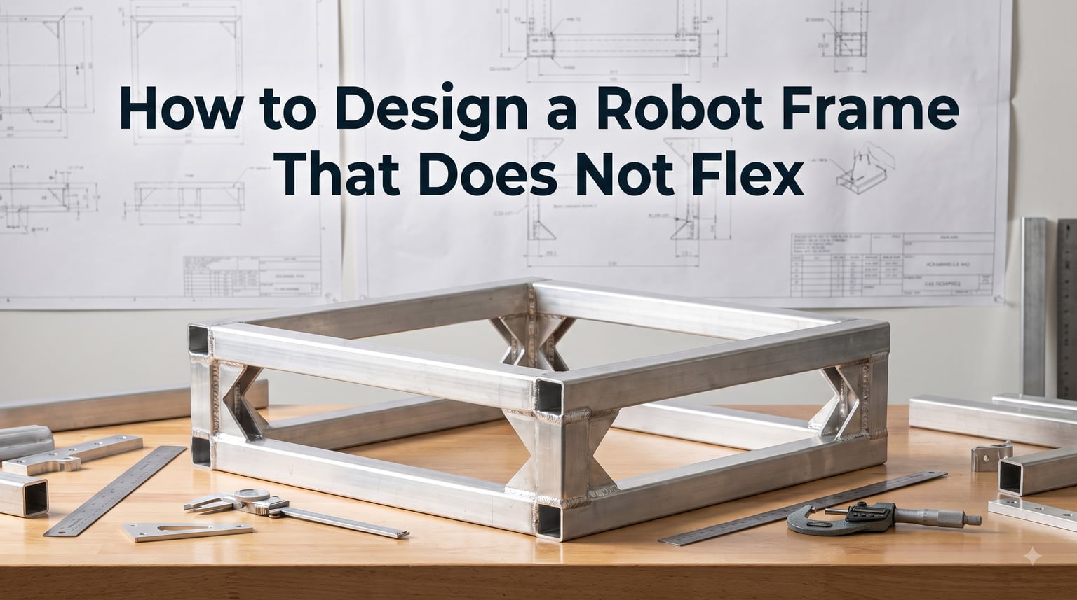 How to Design a Robot Frame That Does Not Flex