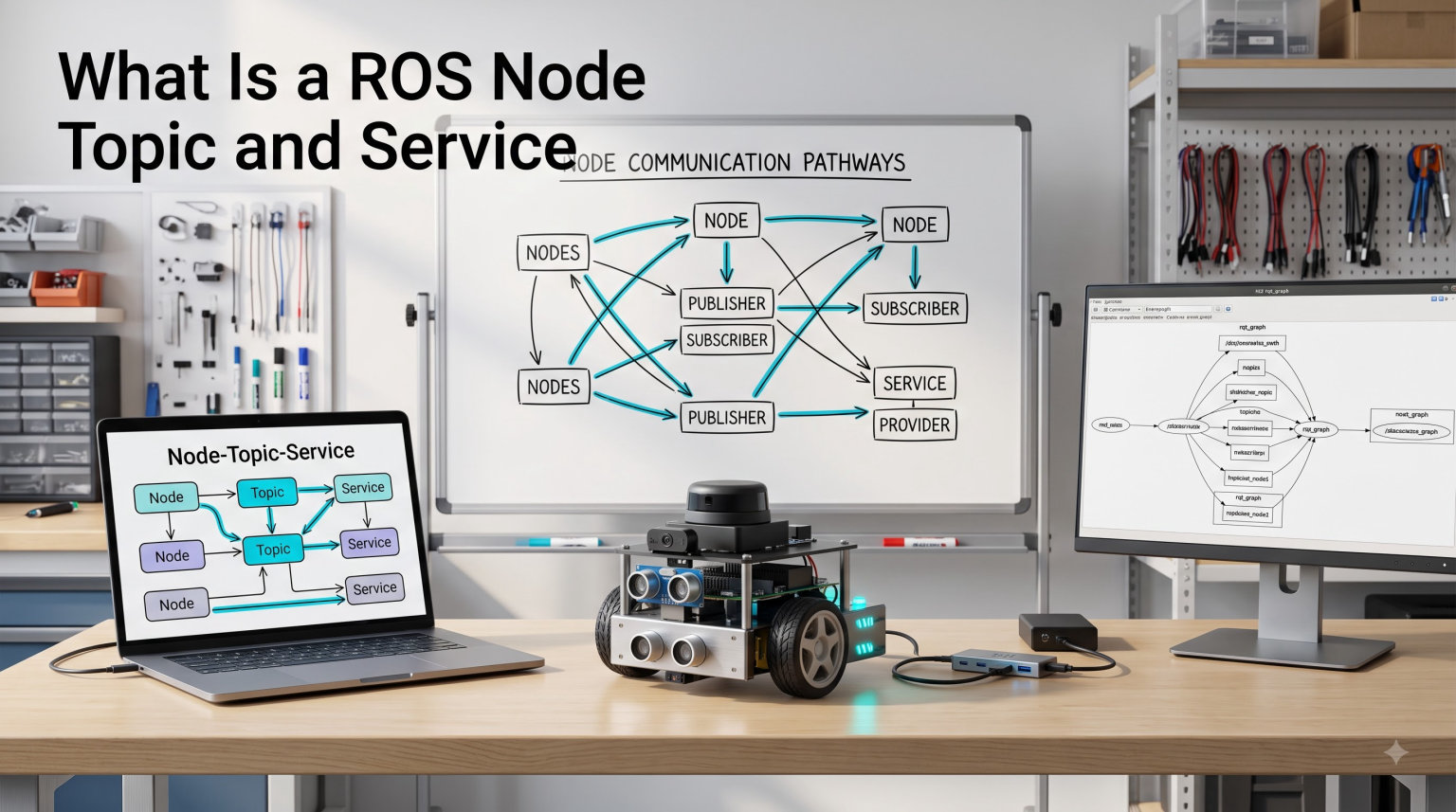 What Is a ROS Node Topic and Service