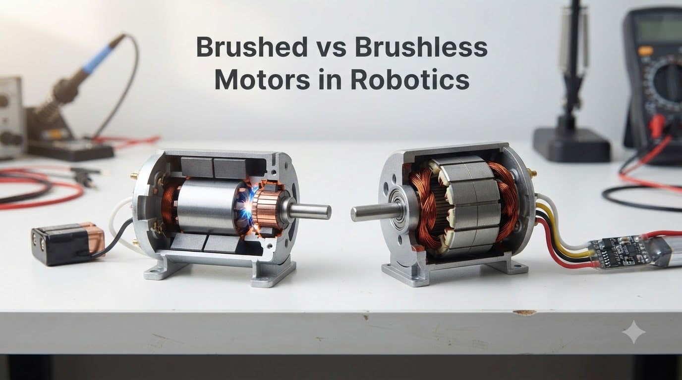 Brushed vs Brushless Motors in Robotics