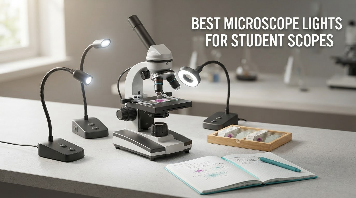 best microscope lights for student scopes
