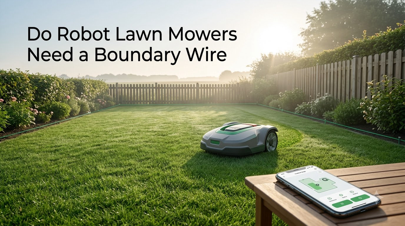 Do Robot Lawn Mowers Need a Boundary Wire
