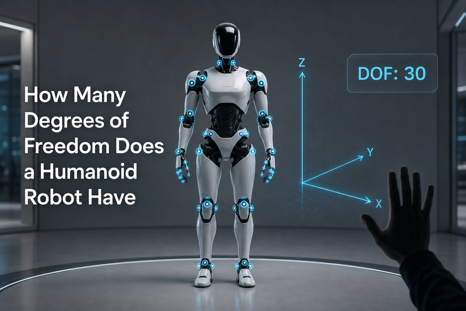 How Many Degrees of Freedom Does a Humanoid Robot Have