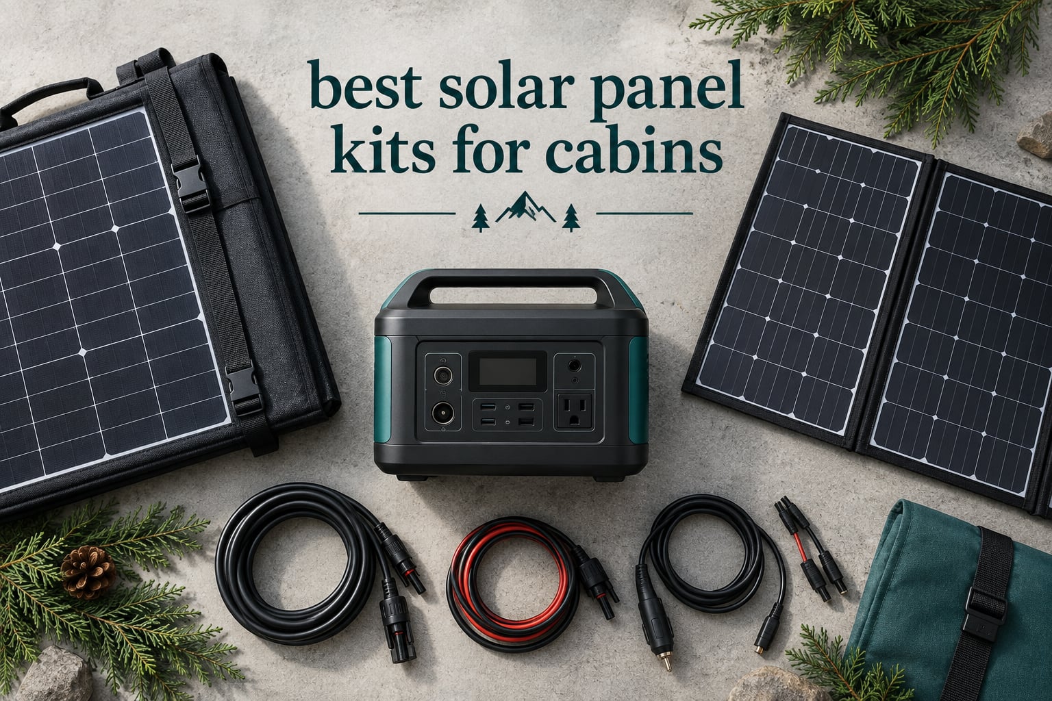 best solar panel kits for cabins