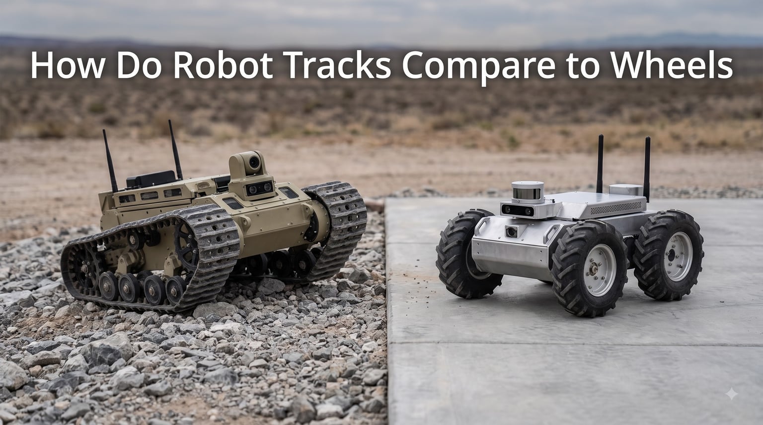 How Do Robot Tracks Compare to Wheels