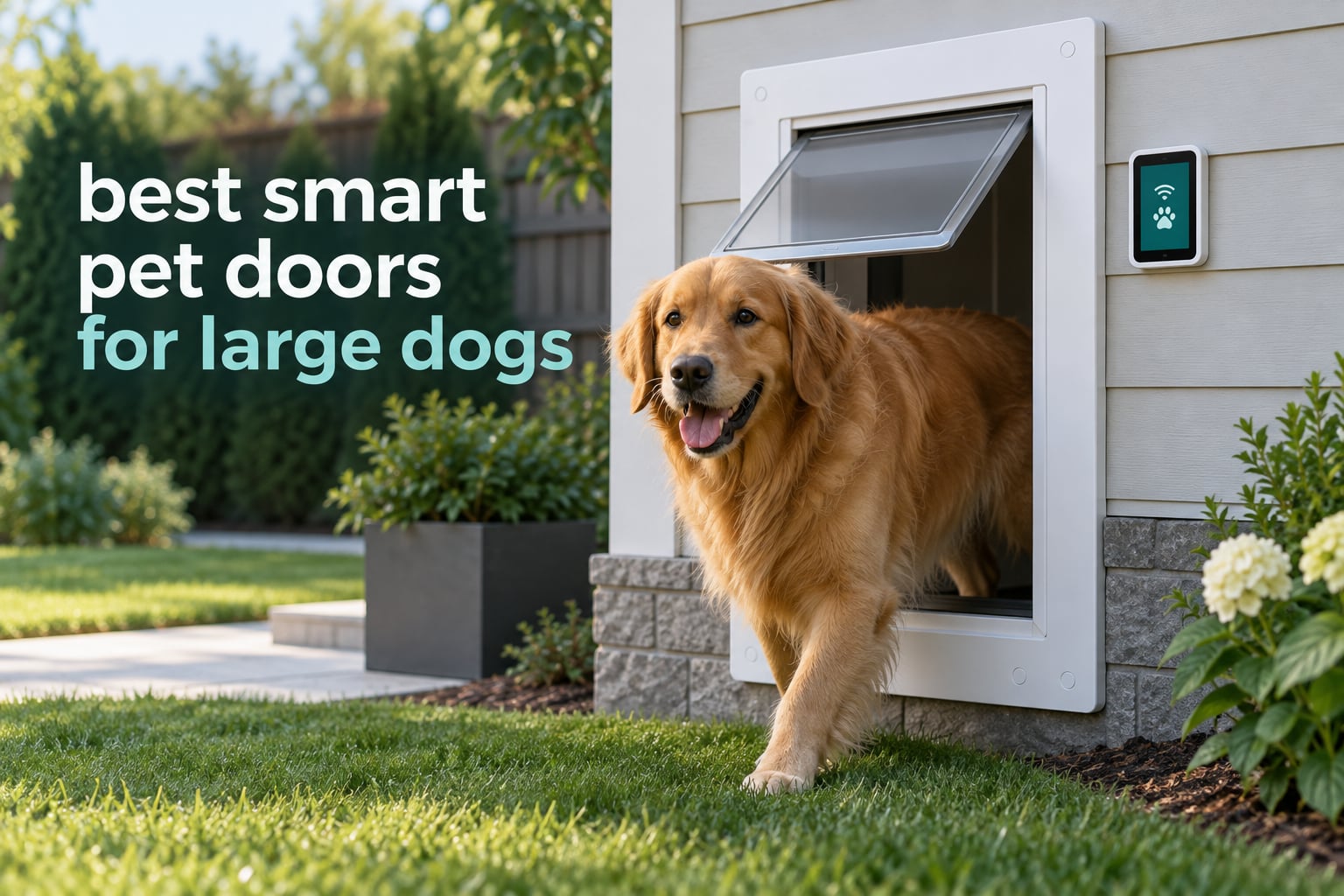 best smart pet doors for large dogs