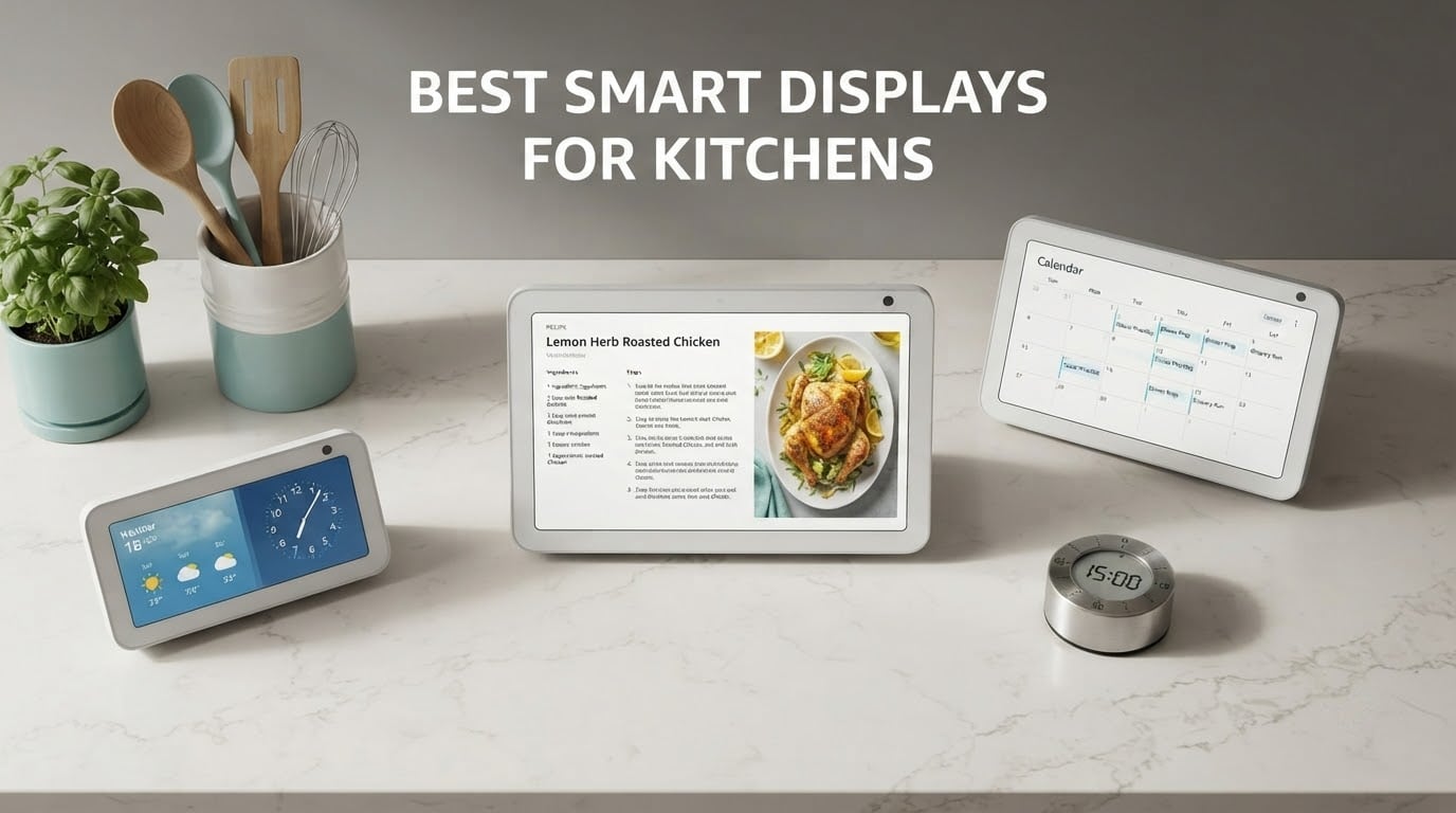 best smart displays for kitchens