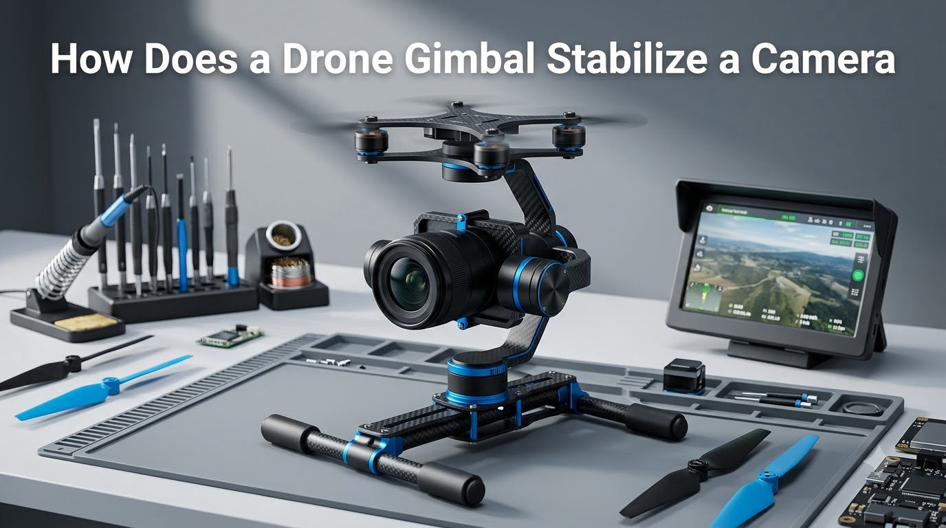 How Does a Drone Gimbal Stabilize a Camera