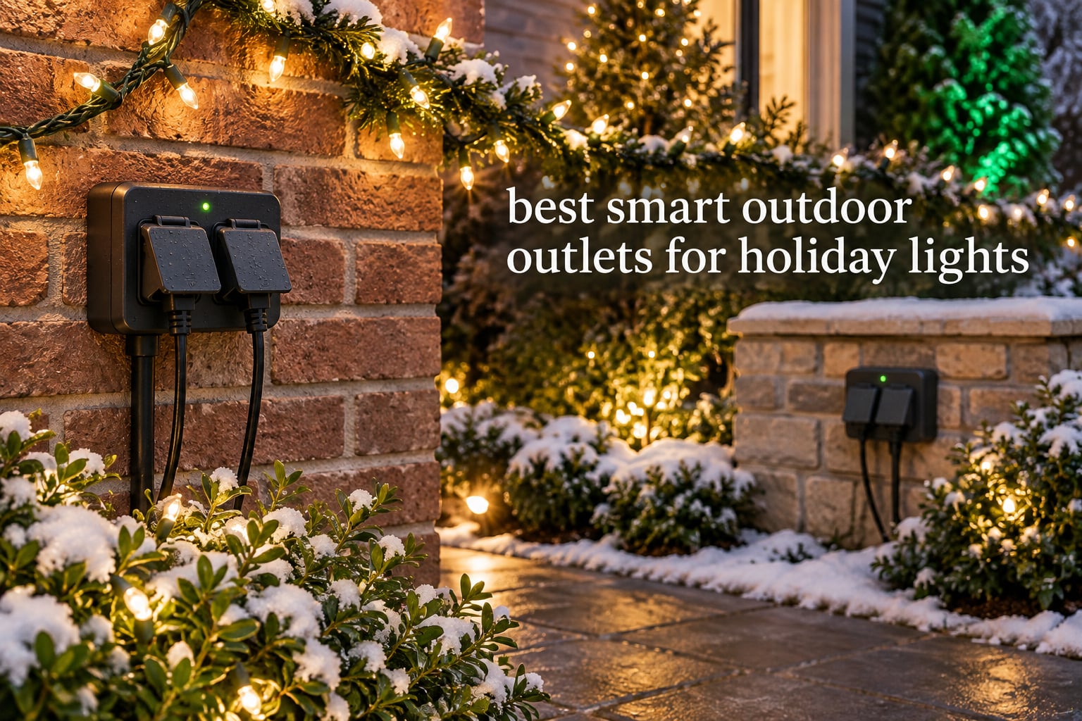 best smart outdoor outlets for holiday lights