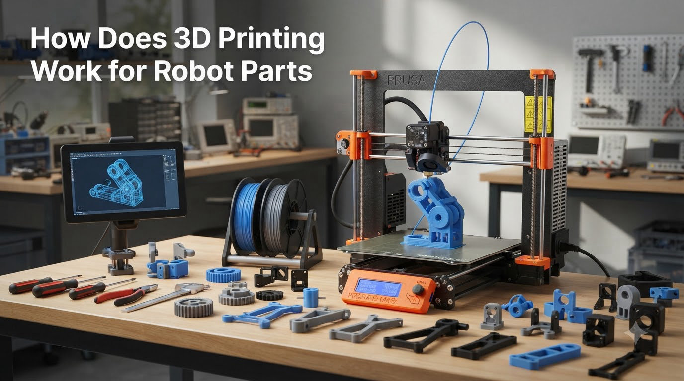 How Does 3D Printing Work for Robot Parts