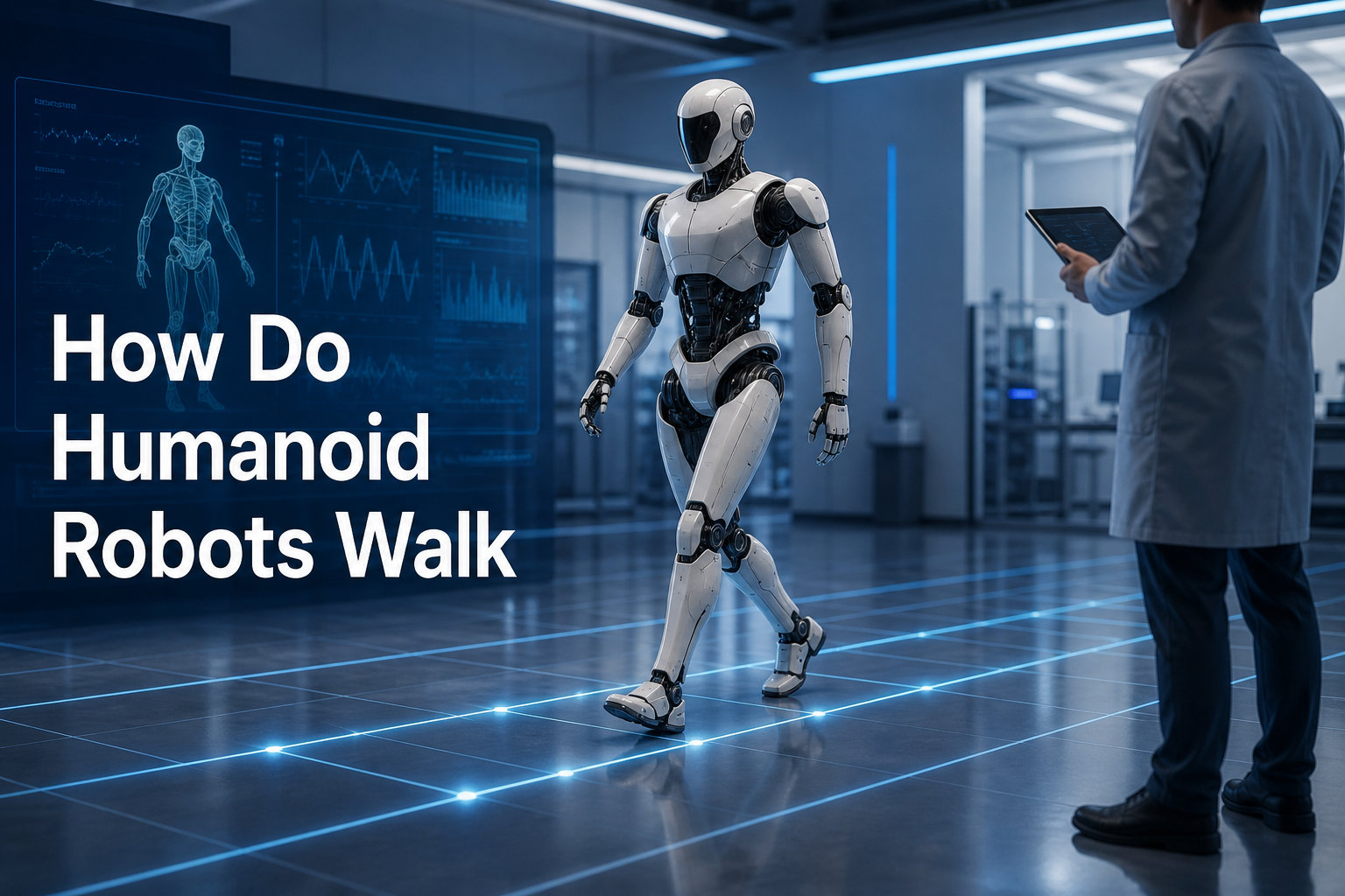 How Do Humanoid Robots Walk