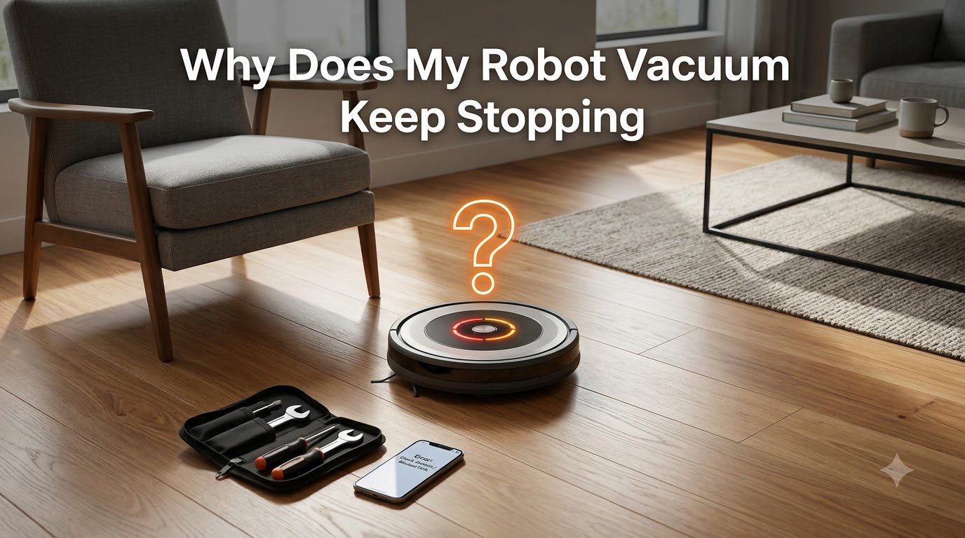 Why Does My Robot Vacuum Keep Stopping
