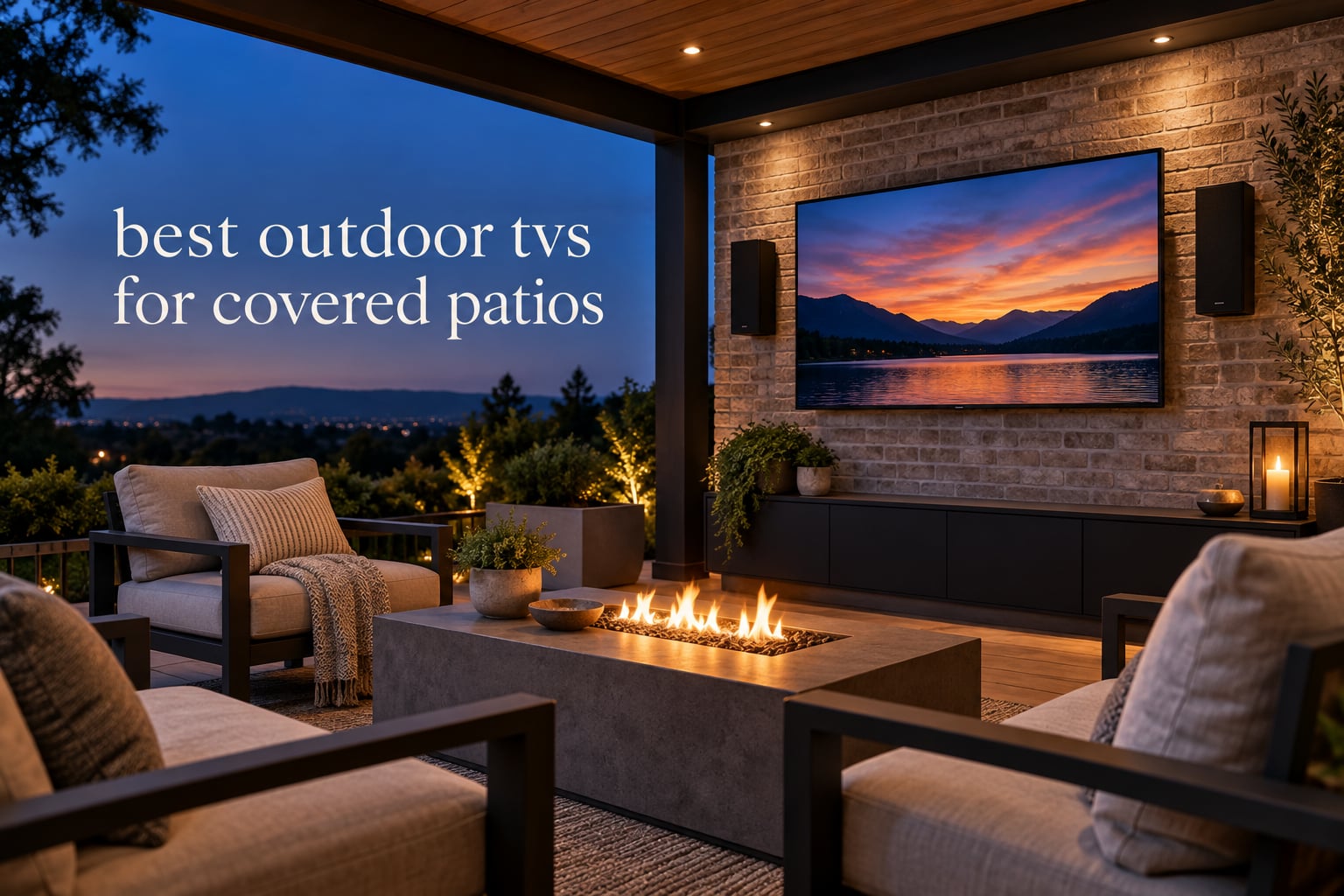 best outdoor tvs for covered patios