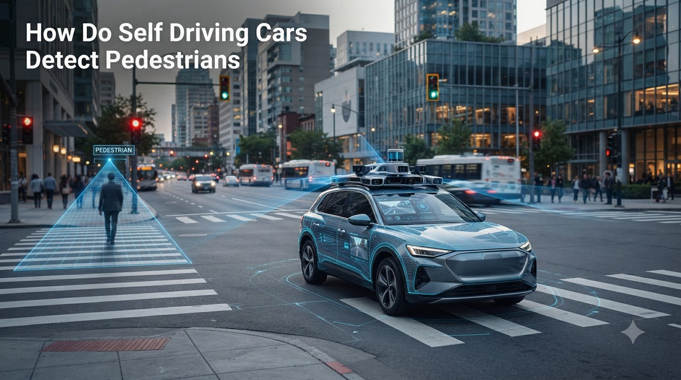 How Do Self Driving Cars Detect Pedestrians