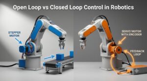 Open Loop vs Closed Loop Control in Robotics