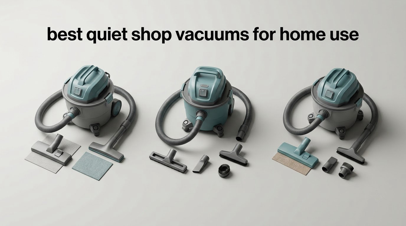 best quiet shop vacuums for home use
