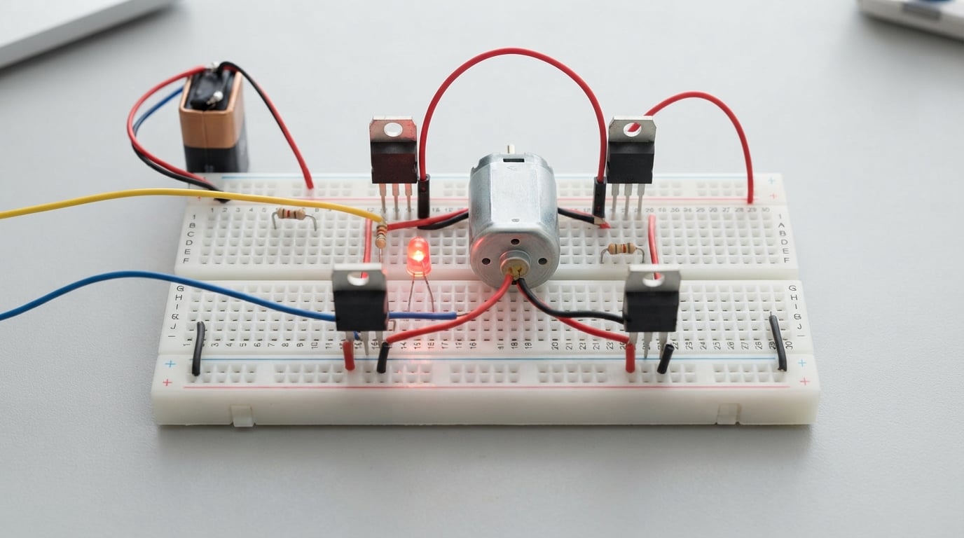 How Does an H-Bridge Motor Driver Work