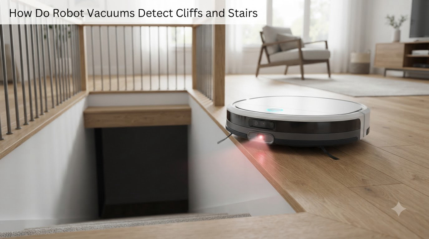 How Do Robot Vacuums Detect Cliffs and Stairs