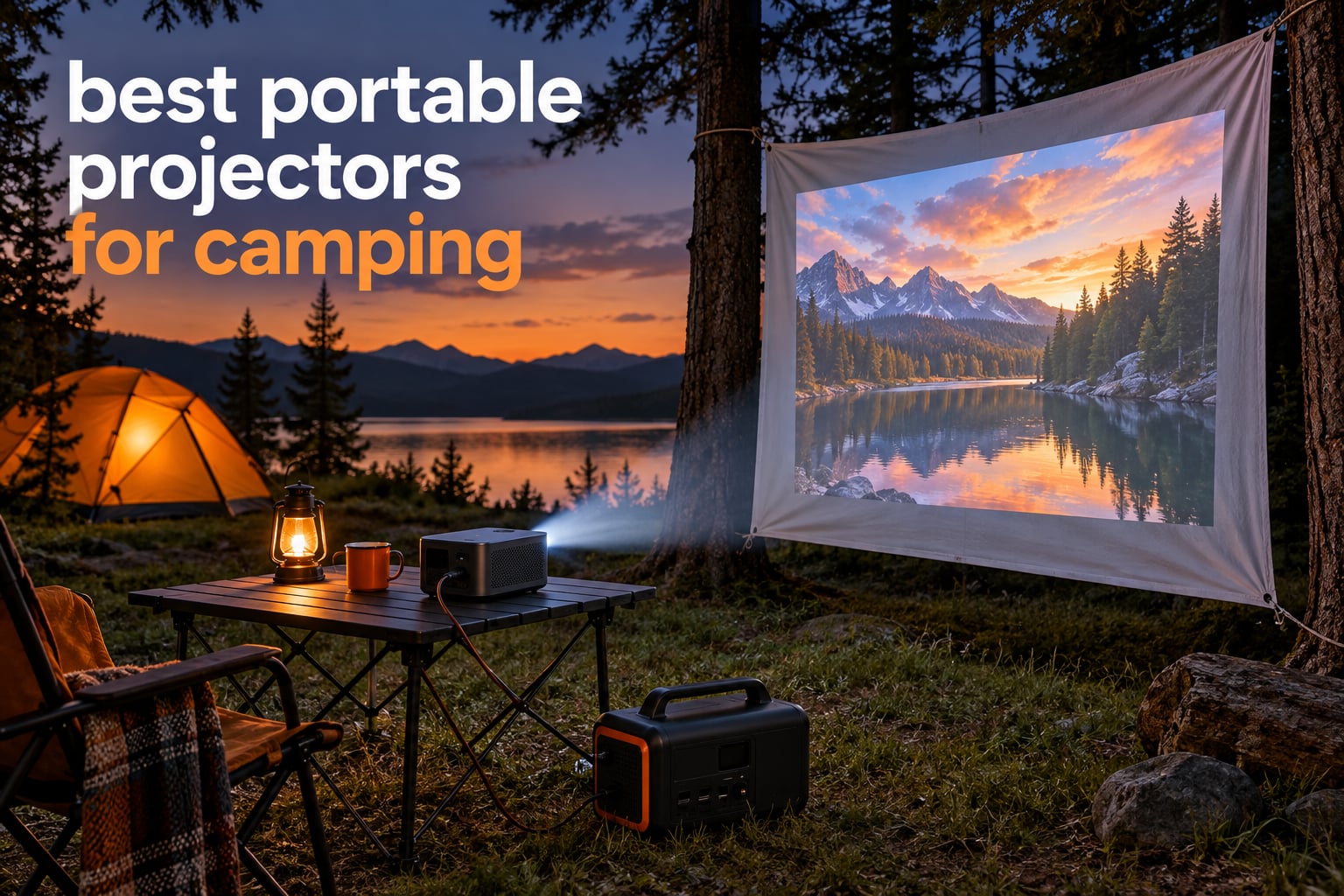 best portable projectors for camping