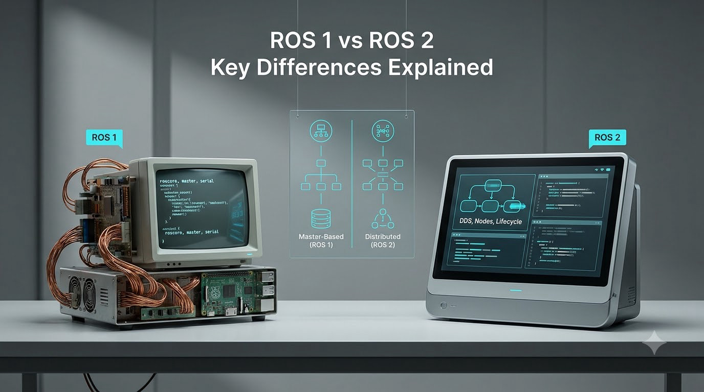 ROS 1 vs ROS 2 Key Differences Explained